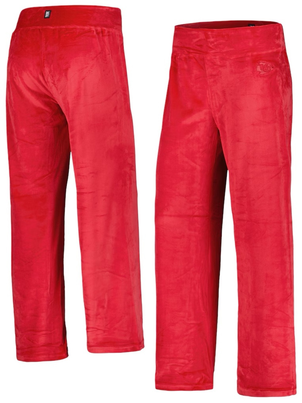 DKNY Red Kansas City Chiefs Plush Pants